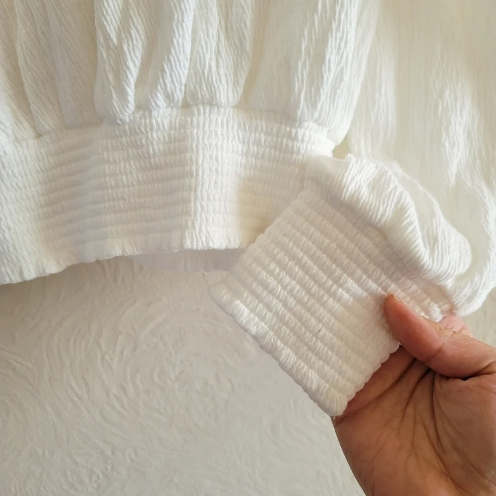 GENTLE FAWN,‎ Brooke Top, White , Size Medium